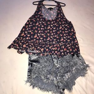 Floral tank top